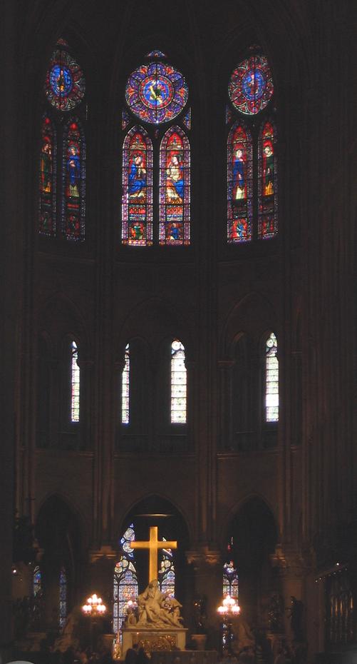 Blick in die Notre Dame, Paris