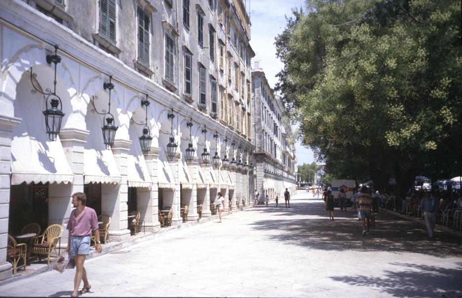 Esplanade in Kerkira