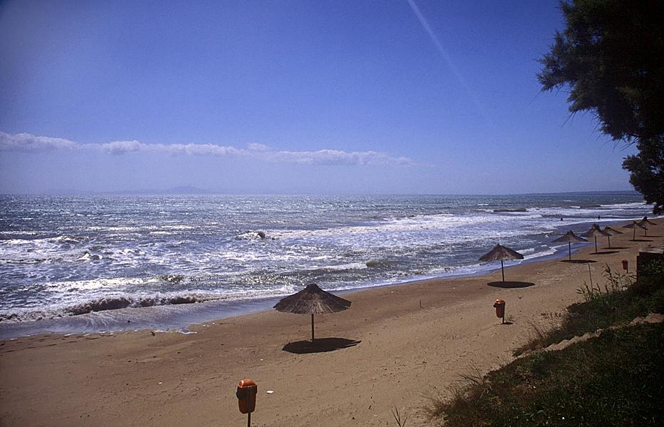 mein Strand bei Schlechtwetter