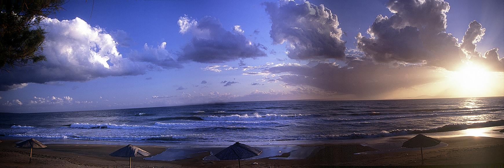 Sonnenuntergang in Kourouta
