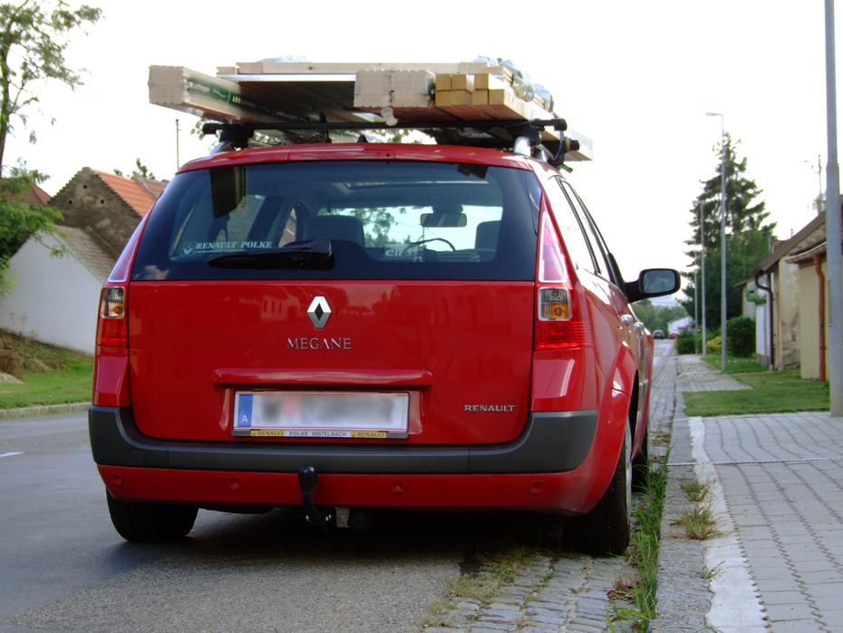 Mein Auto mächtig beladen