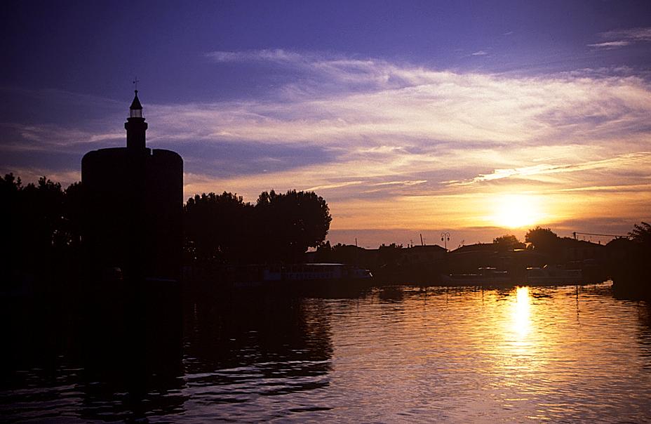 Aigues Mortes von unserem Liegeplatz aus