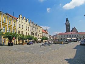 Hauptplatz von der anderen Seite, Slavonice