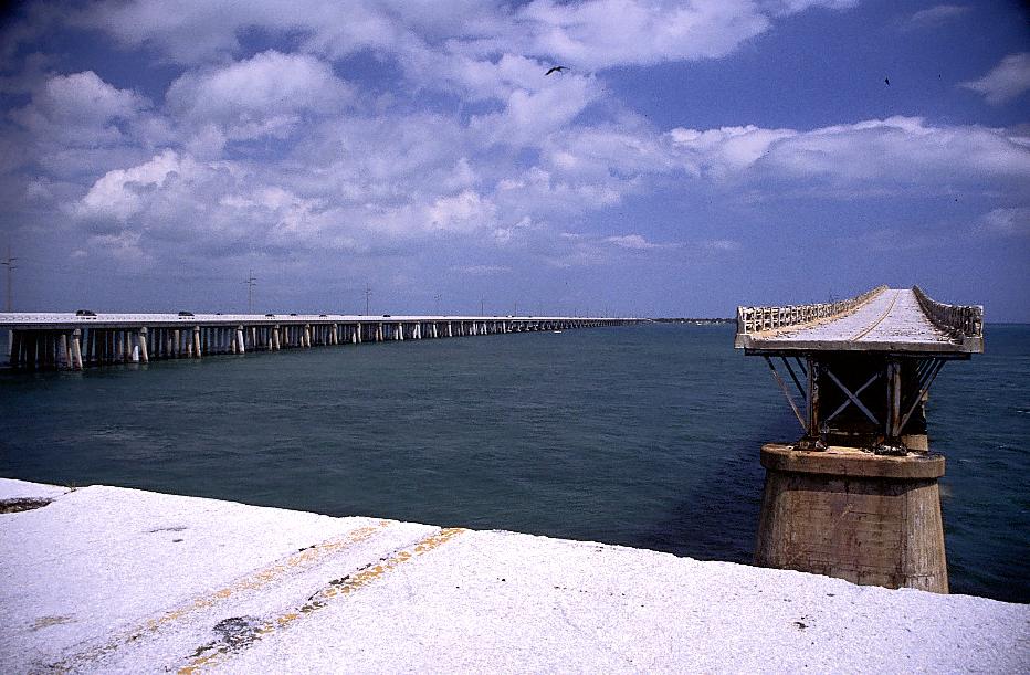 neuer und alter Overseas-Highway