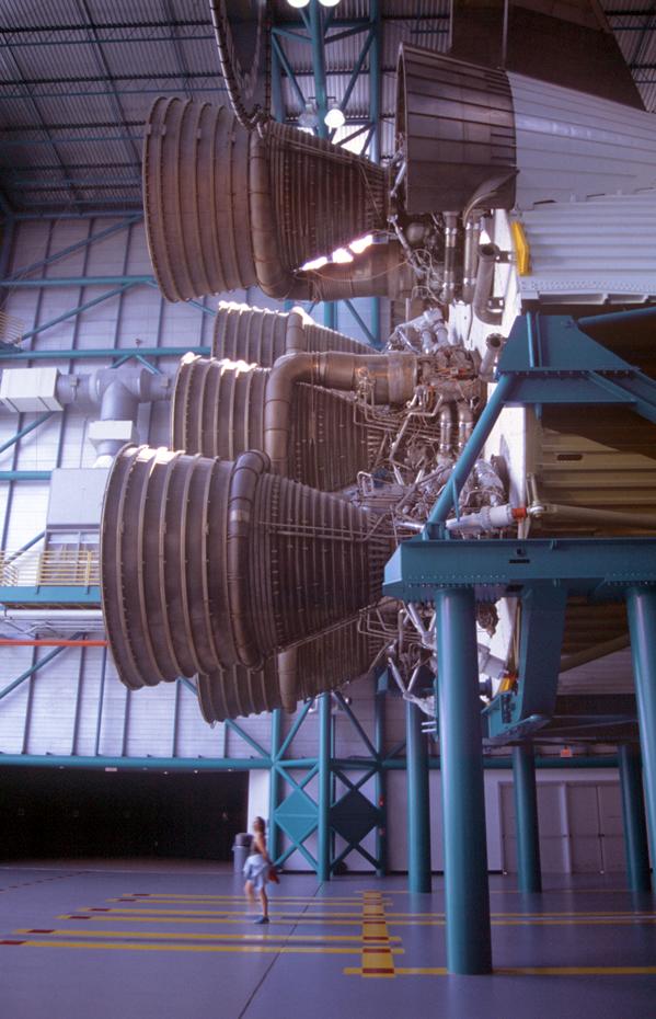 Saturn V Rakete im Kennedy Space Center