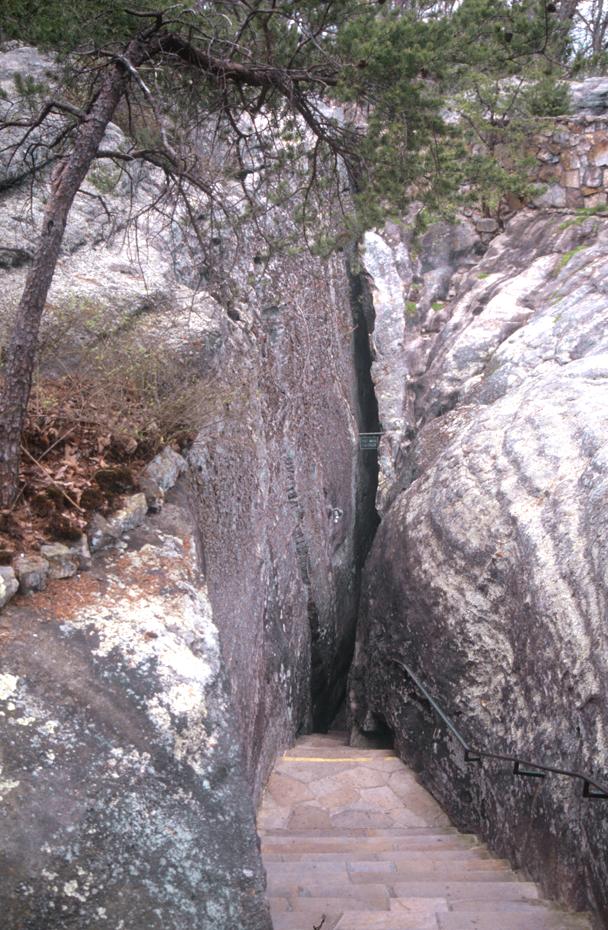 Fat Man Squeeze in Rock City (Lookout Mountain)