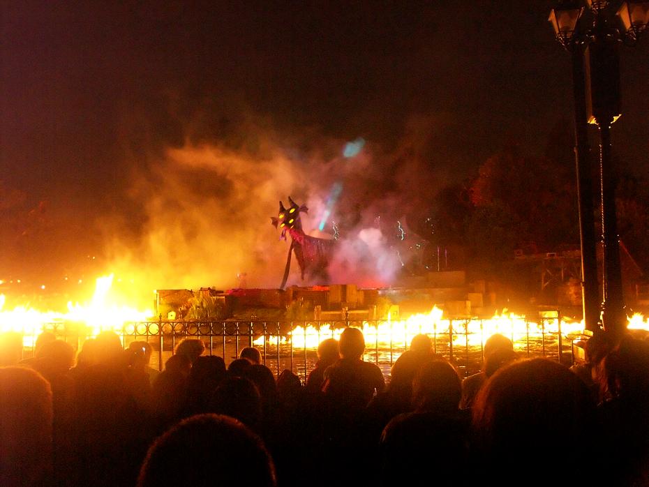 Fantasmic im Disneyland