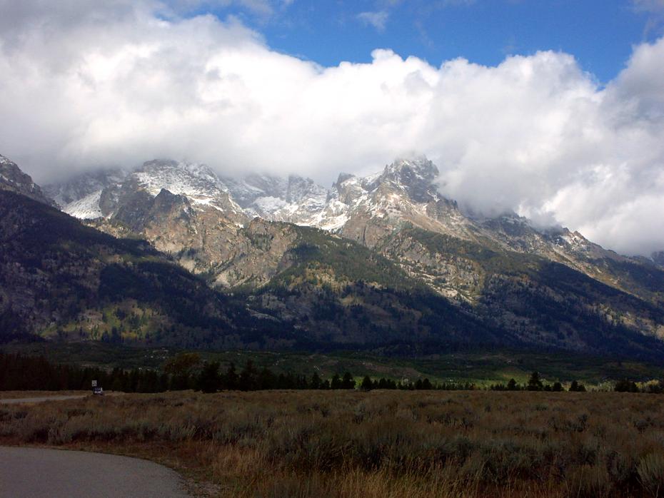 Berge im Teton NP
