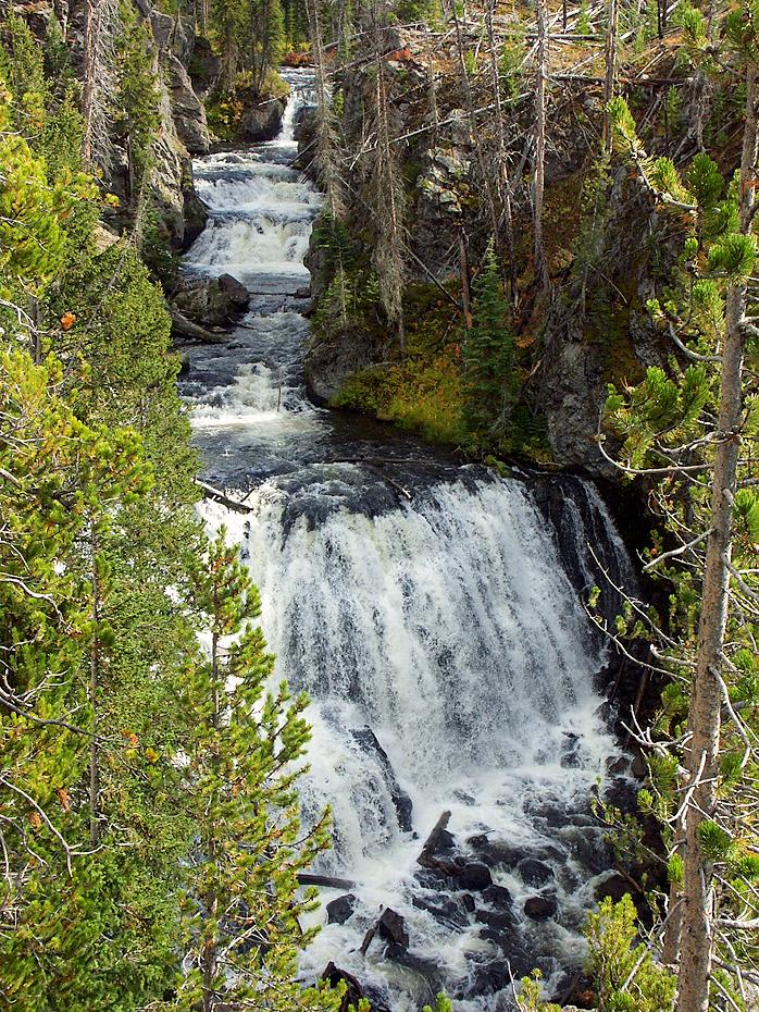 Wasserfall im Yellowstone NP