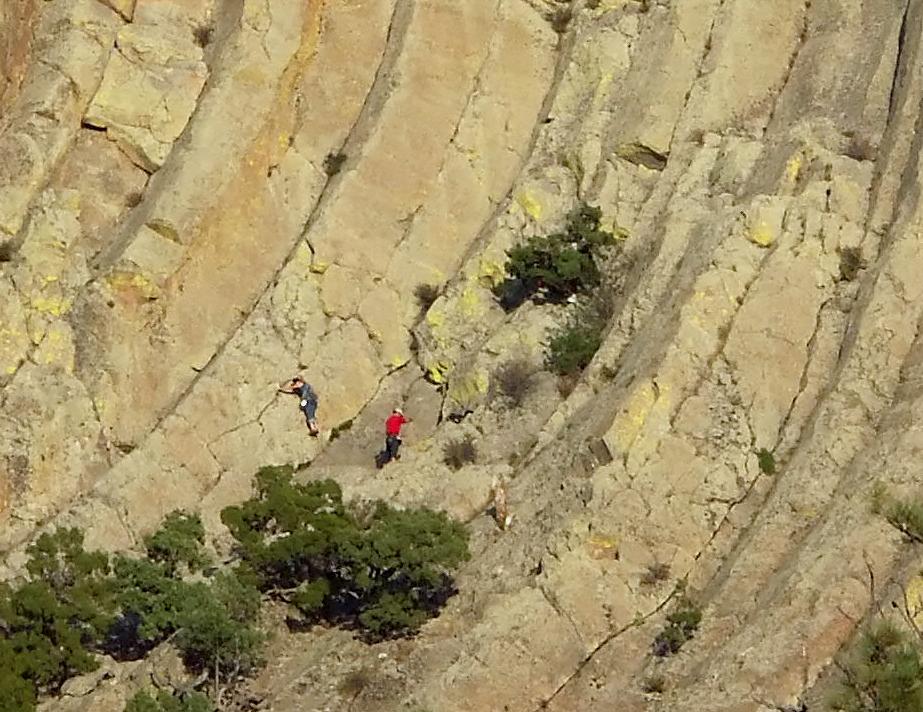 'aufi muas i' (auf den Devils Tower)