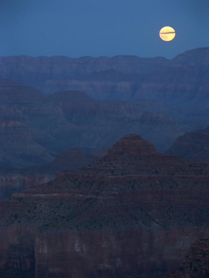 Mondaufgang am Hopi Point, Grand Canyon NP