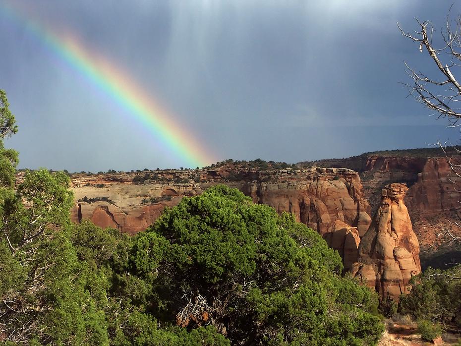Regenbogen im Colorado NM, CO