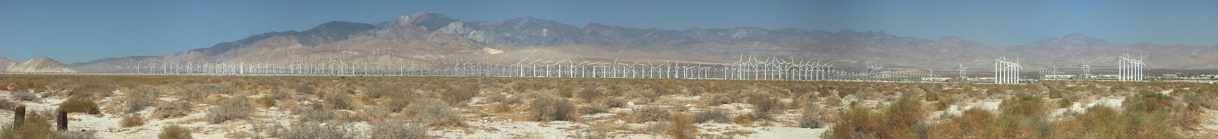 Windräder in Palm Springs, CA