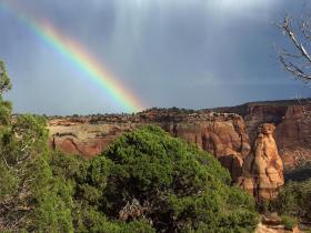Regenbogen im Colorado NM, CO