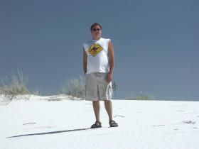 Ich im White Sands NP, NM