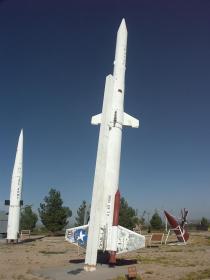 Raketen im White Sands Missile Range Museum, NM