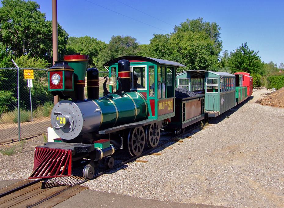 Rundfahrtzug im Biopark, Albuquerque, NM