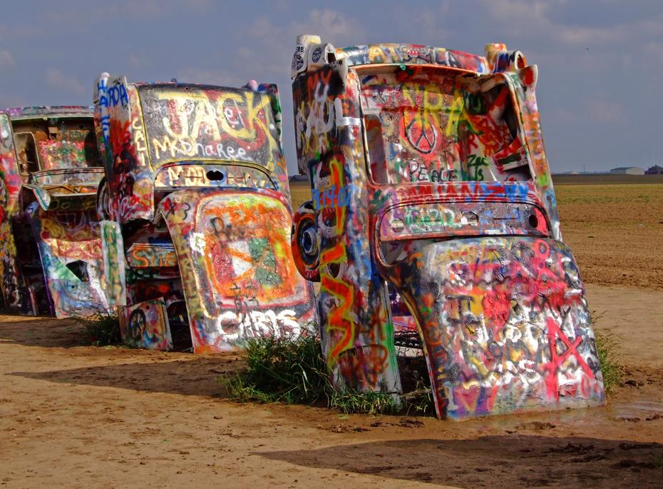 Cadillac Ranch, bei Amarillo, TX