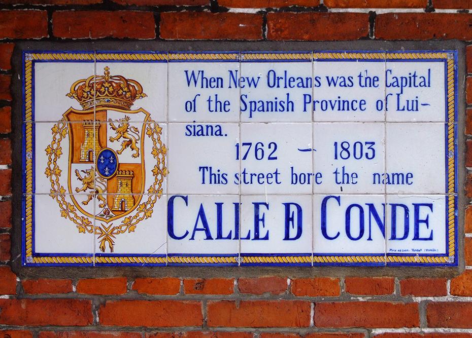 Straßenschild, Downtown, New Orleans, LA
