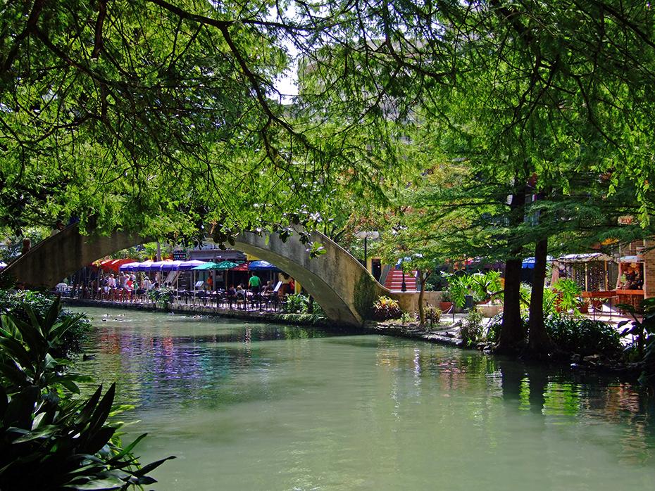 Der Riverwalk, San Antonio, TX