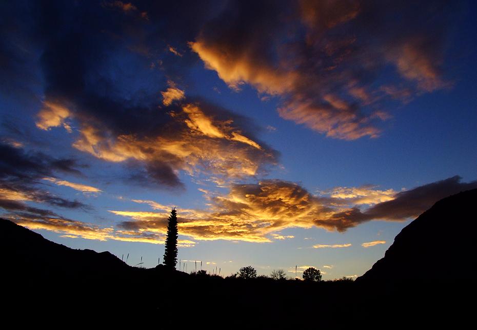 Sonnenuntergang am Campingplatz, Big Bend NP, TX