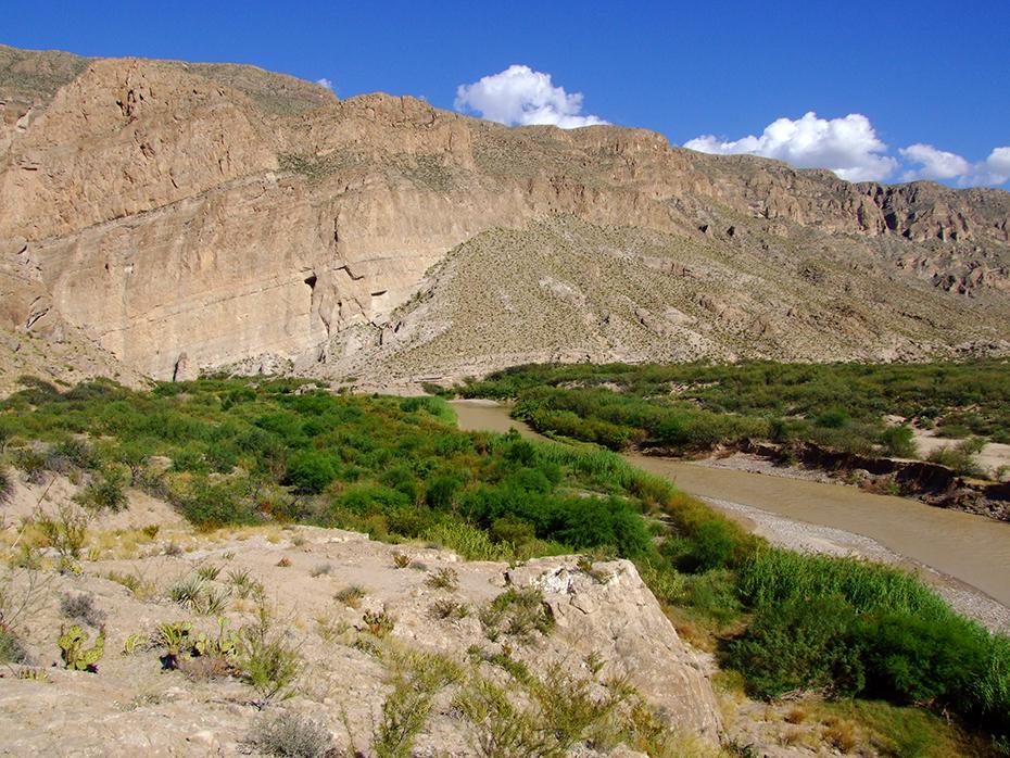 Der garnicht so große Rio Grande, Big Bend NP, TX