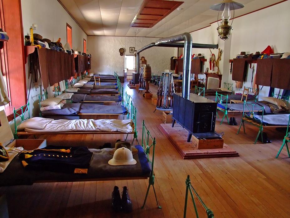 Soldatenunterkunft im Fort Davis NHS, TX