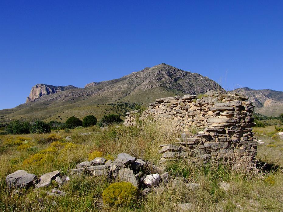 Raststaion der Butterfield Overland Strecke, Guadalupe NP, TX