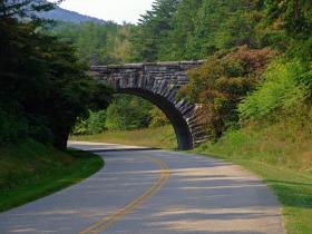 Brücke am Blue Ridge Pkwy, NC