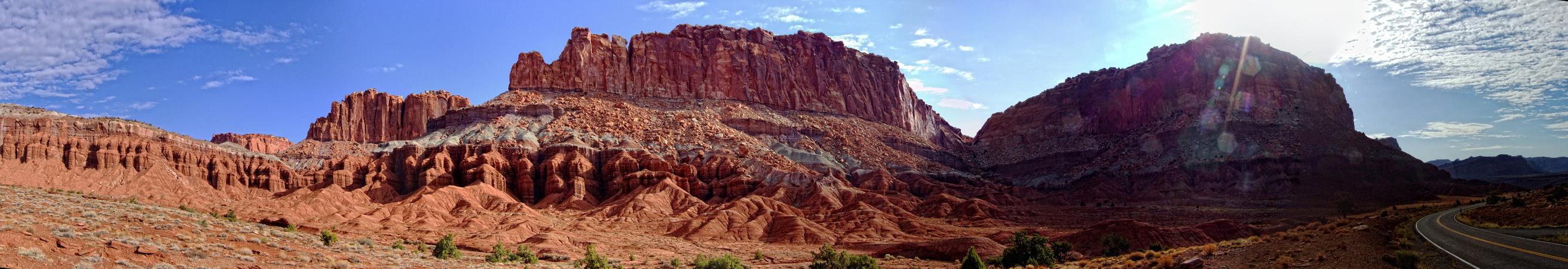Felswand im Capitol Reef NP, UT
