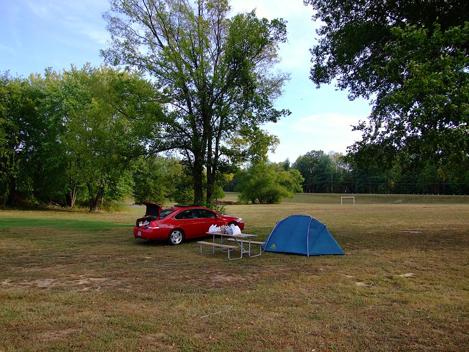 Einsamer Campingplatz, Prizer Point, KY