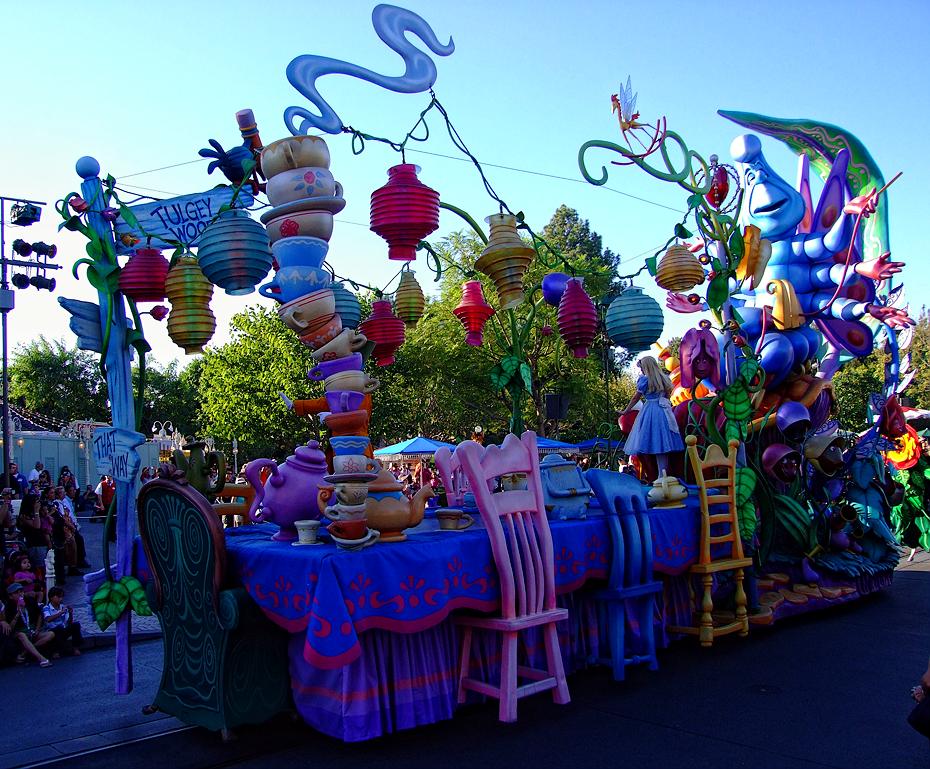 Parade in Disneyland, Anaheim, CA