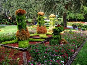 Blumenkunstwerk, Cypress Garden, FL