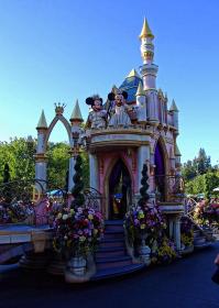 Parade in Disneyland, Anaheim, CA