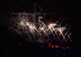Feuerwerk im Disneyland, Anaheim, CA