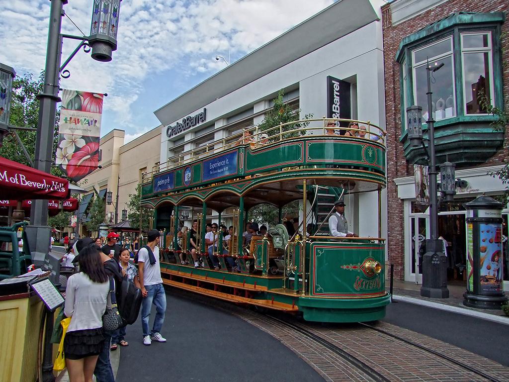 alte Stockstraßenbahn, Farmers Market, Los Angeles