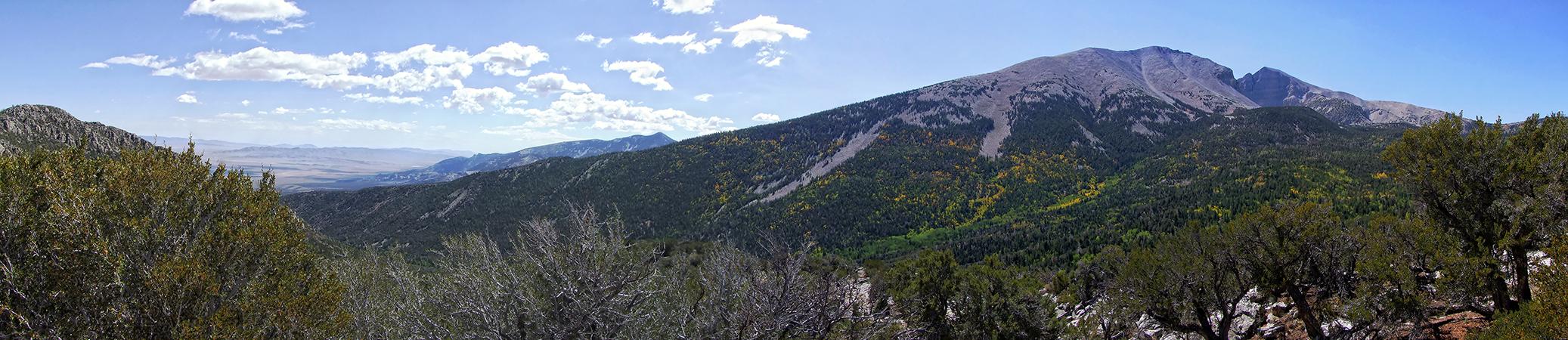 Aussicht über den Great Basin NP, NV