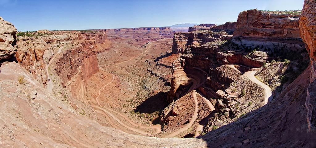 Die große ABfahrt, Canyonlands NP, UT
