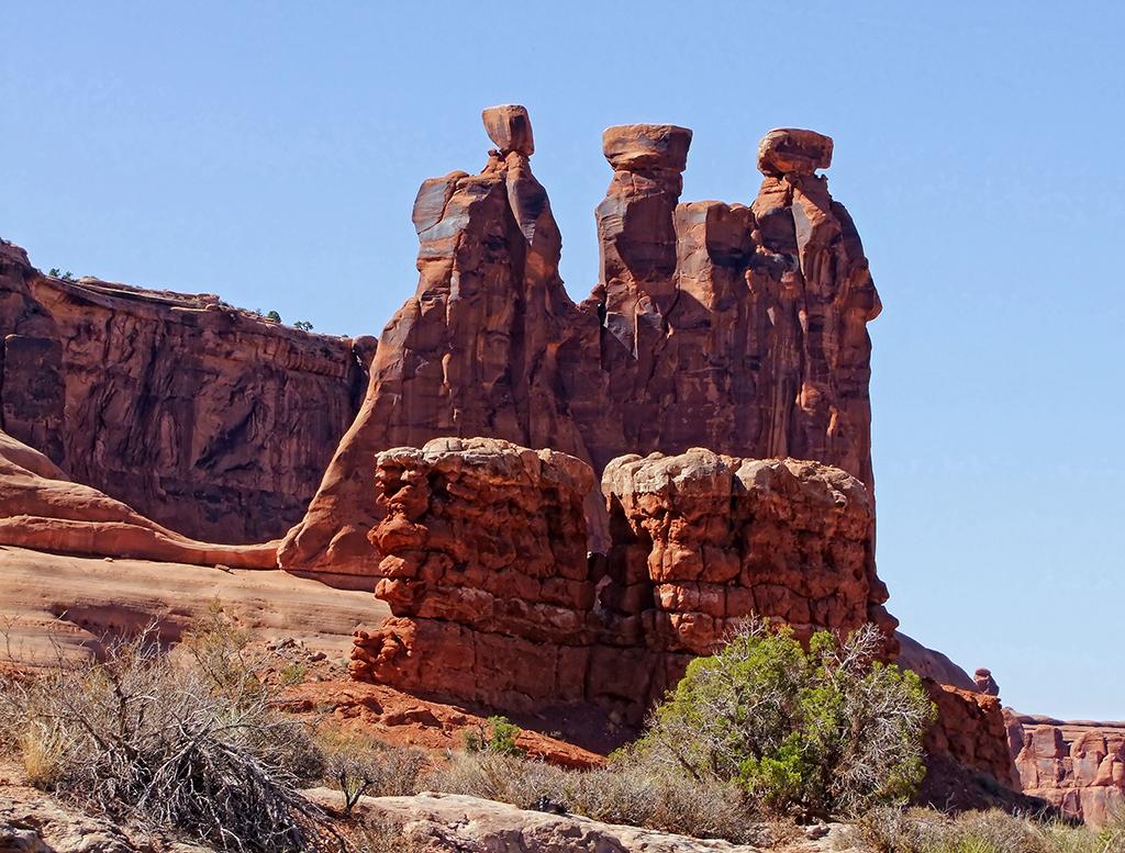 the three gossips, Arches NP, UT