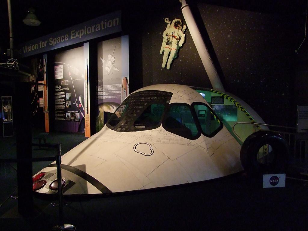 Shuttelsimulator im Stennis Space Center, LA